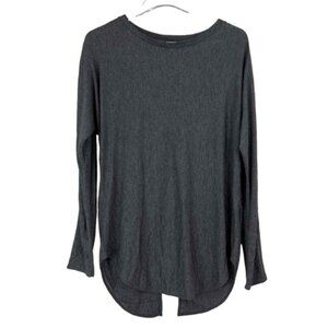 Aritzia Wilfred La Riverie Kite Open Back Long Sleeve | Gray | Size XS